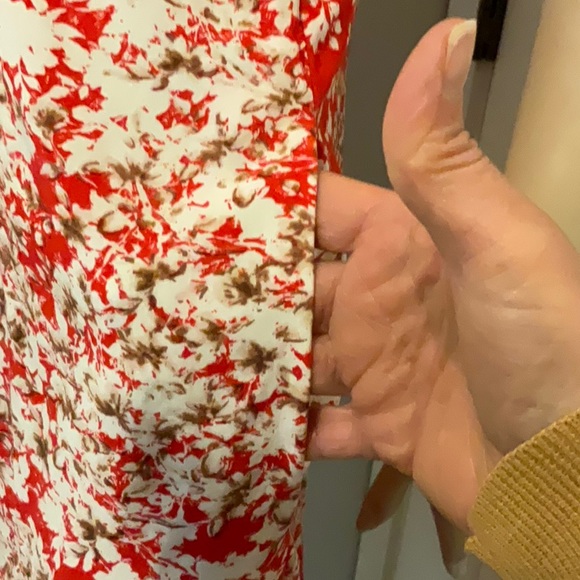 J Jill Women’s Red Shift Dress Size 10P - Picture 4 of 9